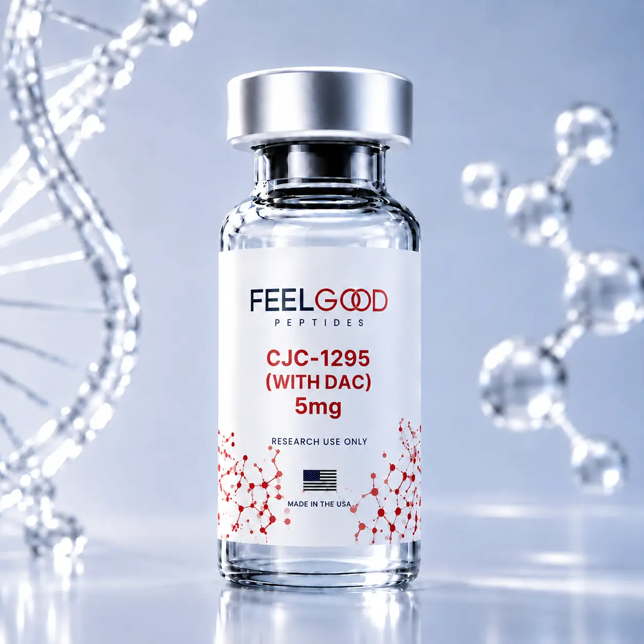 CJC-1295 (With DAC) research vial